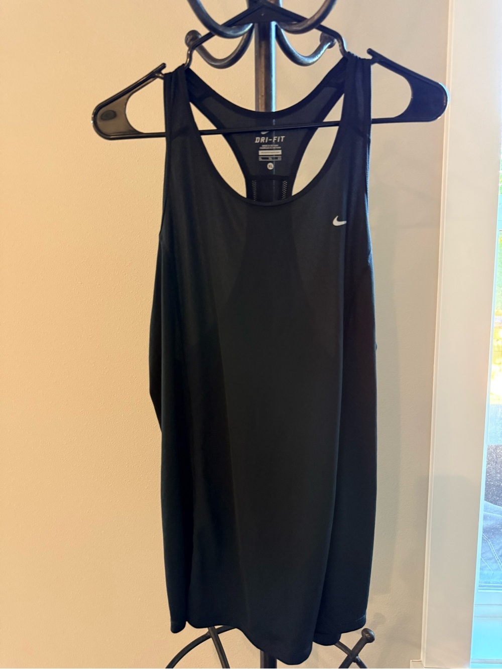 Nike Black Womens Dri-FIT Racerback Tank